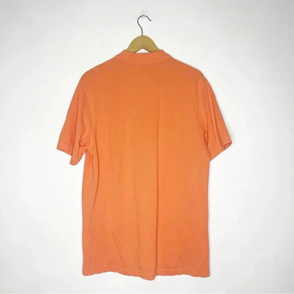 Vineyard Vines Orange Short Sleeve Polo Shirt Size Medium - Picture 3 of 5